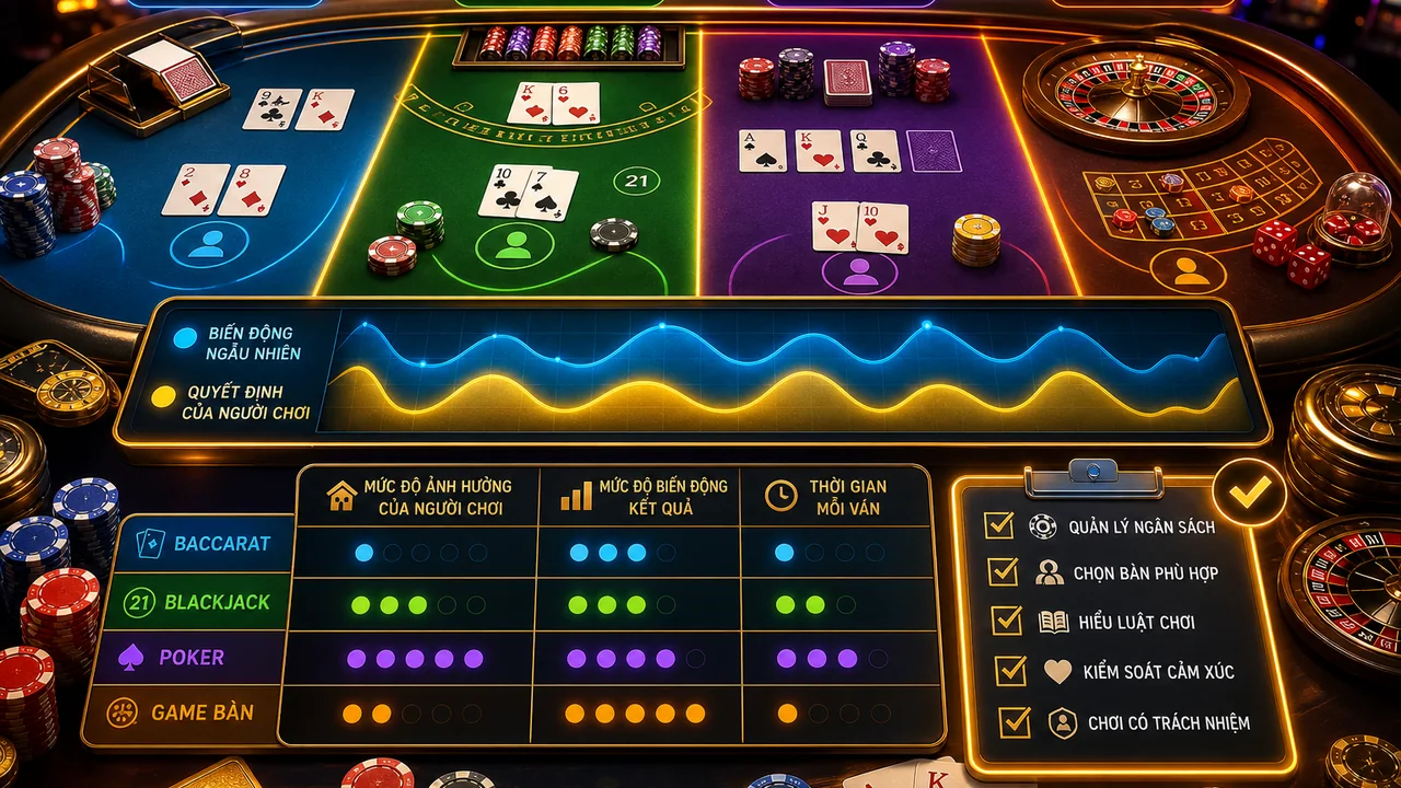Chọn cách học game bài: 98win so sánh biến động và quyết định