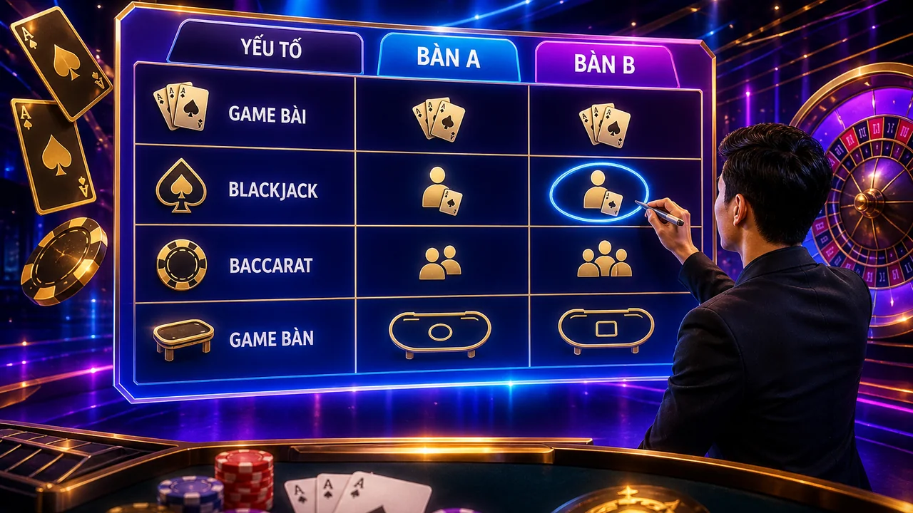 Hỏi đáp về biến thể luật và chiến thuật game 98win: Ma trận so sánh cho người học